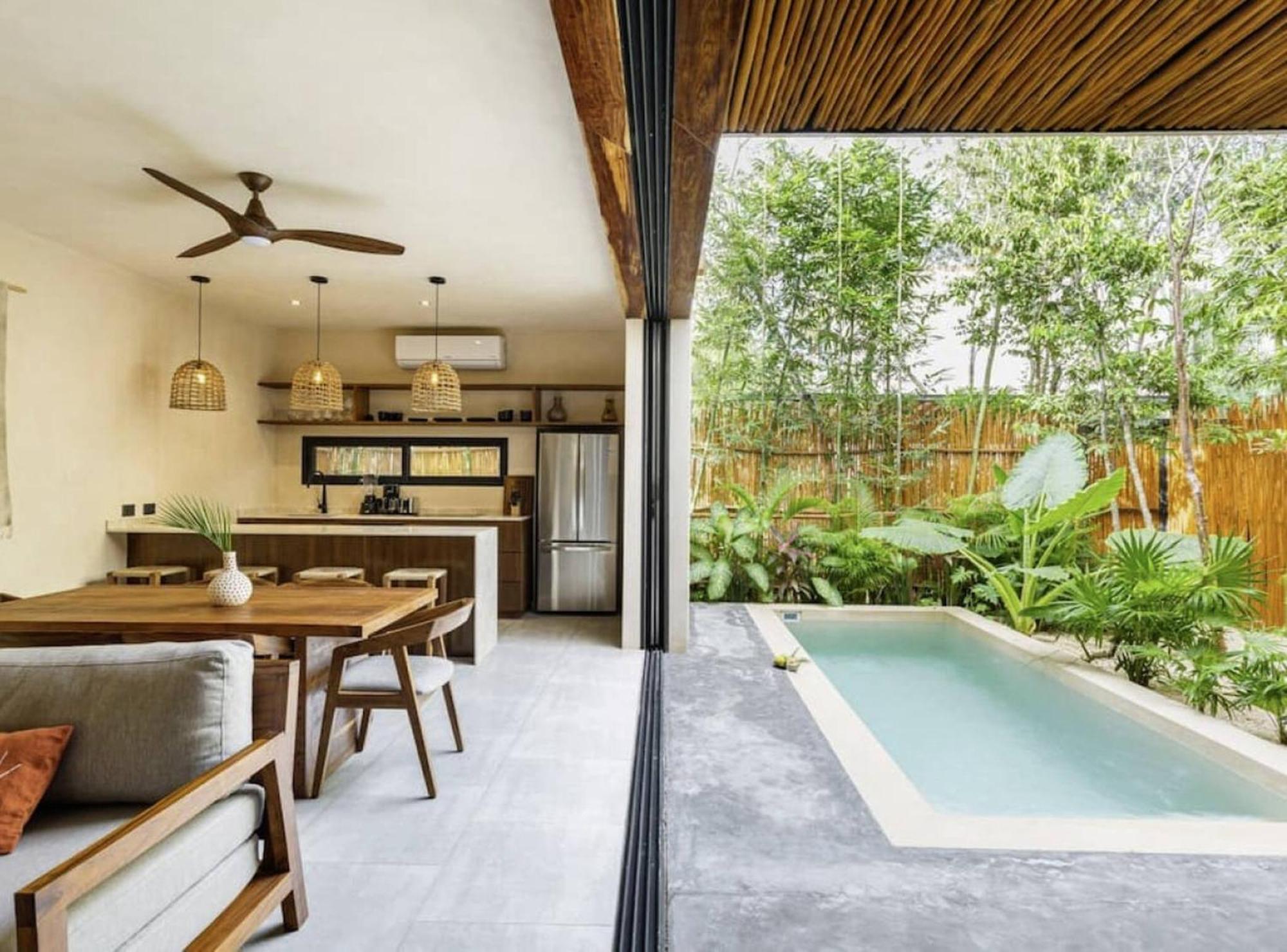Pousada 2 Bedroom Deluxe With Private Pool & Grill Atman 110 Tulum